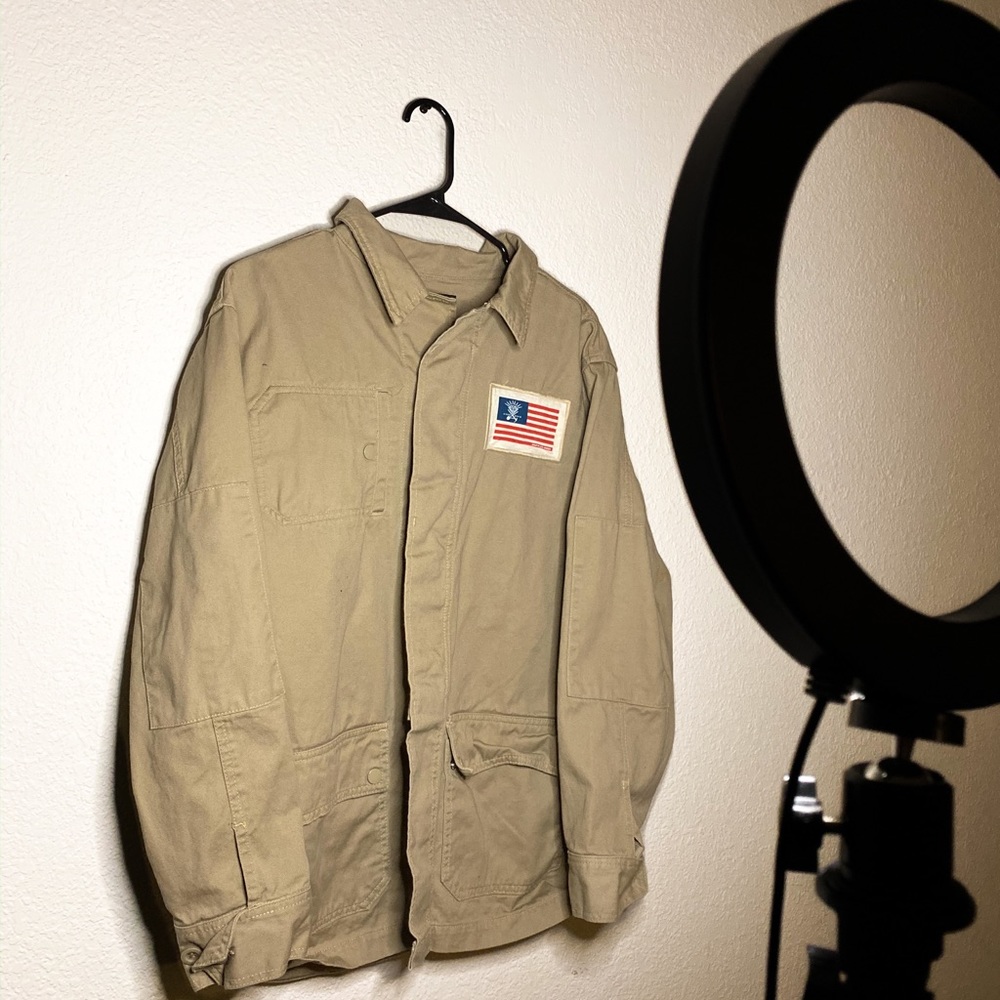 Diamond Co. Khaki Button-Up